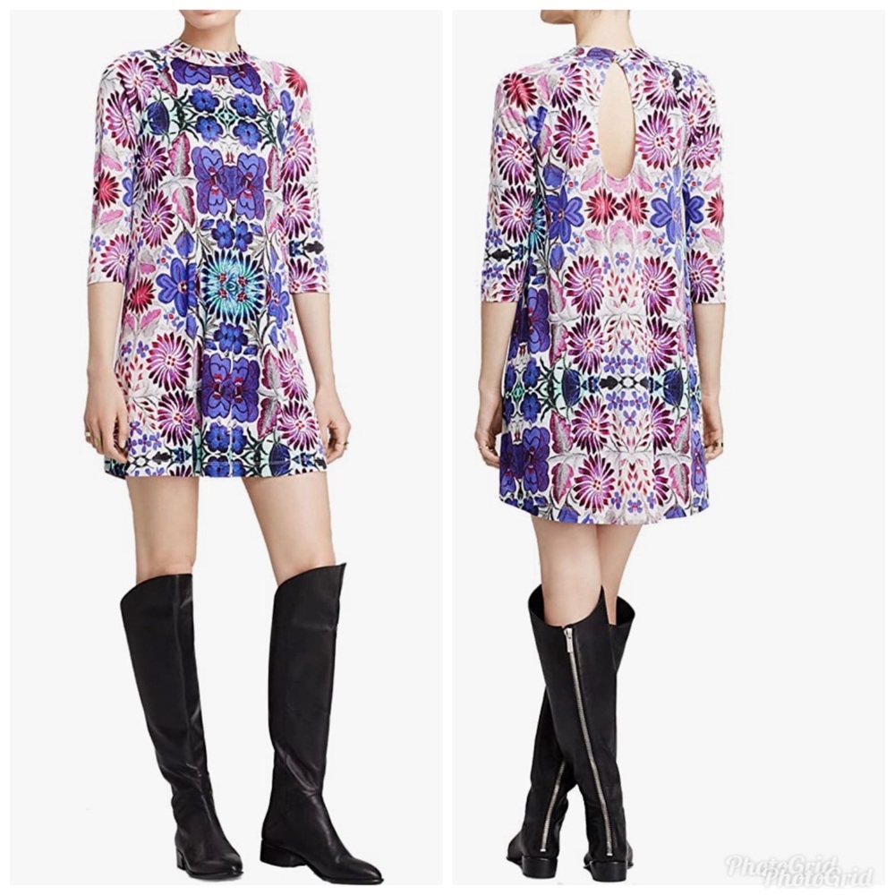 Preowned Free People floral shift dress size medium